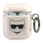 Citas preces Karl Lagerfeld  Karl Lagerfeld Glitter Choupette Case for AirPods 1 / 2 - Gold 