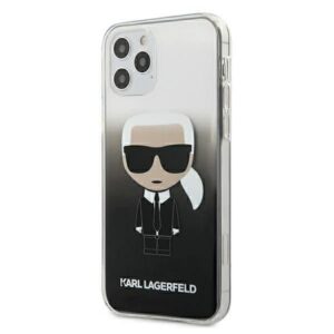 Kitos prekės Karl Lagerfeld  Karl Lagerfeld KLHCP12MTRDFKBK iPhone 12/12 Pro 6.1" black hardcase Gradient Ikonik Karl 