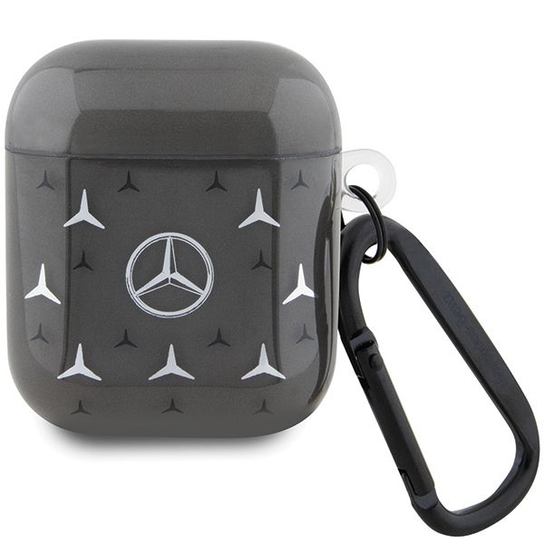 Muud kaubad Mercedes-Benz Mercedes MEA28DPMGS AirPods 1/2 cover black/black Large Star Pattern