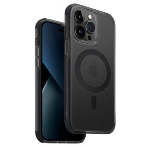 Kitos prekės UNIQ  Uniq Combat iPhone 14 Pro Max 6.7" case Magclick Charging black/concrete charcoal 