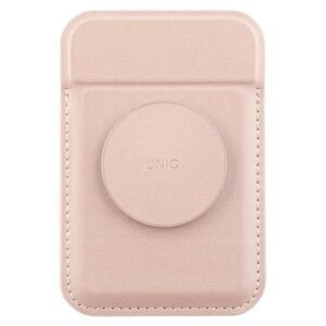 Kitos prekės UNIQ  Uniq Flixa Magnetic Card Wallet with Stand Pink/Blush Pink MagSafe 