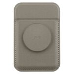 Kitos prekės UNIQ  Uniq Flixa Magnetic Card Wallet with Stand Gray/Flint Gray MagSafe 