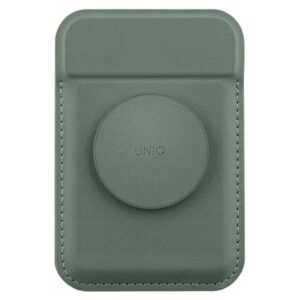 Kitos prekės UNIQ  Uniq Flixa Magnetic Card Wallet with Stand Green/Lichen Green MagSafe 