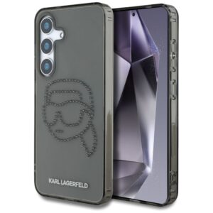 Kitos prekės Karl Lagerfeld  Case Karl Lagerfeld Rhinestones Karl Head Logo Samsung Galaxy S25 black 