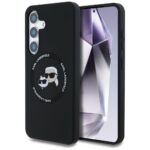Other goods Karl Lagerfeld  Karl Lagerfeld Silicone Double Heads And Circle MagSafe Samsung Galaxy S25 Plus case black 
