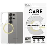 Citas preces Panzer Glass  CARE by PanzerGlass Flagship Urban Combat Chardonnay QI Case for Samsung Galaxy S25 Ultra - Transparent 