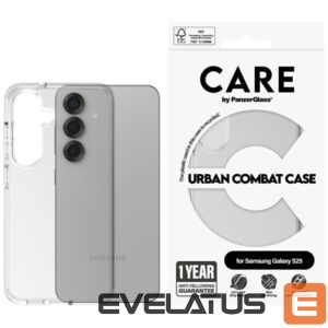 Citas preces Panzer Glass  CARE by PanzerGlass Flagship Urban Combat Case for Samsung Galaxy S25 - Transparent 
