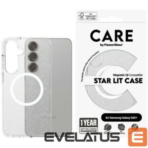 Citas preces Panzer Glass  CARE by PanzerGlass Flagship Urban Combat StarLight White QI Case for Samsung Galaxy S25+ - Transparent 