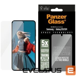 Citas preces Panzer Glass  PanzerGlass Ultra-Wide Fit Ceramic Glass for Samsung Galaxy S25 