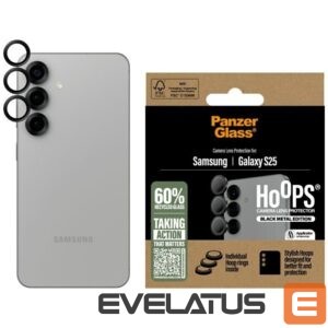 Citas preces Panzer Glass  PanzerGlass Hoops Lens Protector Tempered Glass for Samsung Galaxy S25 Black 