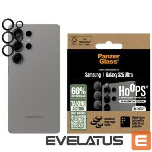 Citas preces Panzer Glass  PanzerGlass Hoops Lens Protector Tempered Glass for Samsung Galaxy S25 Ultra Black 