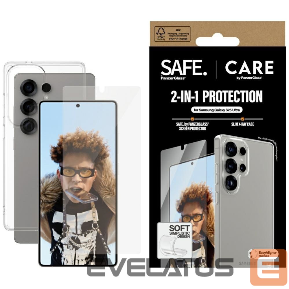 Citas preces Panzer Glass CARE by PanzerGlass Fashion 2in1 Case+Glass protection set for Samsung Galaxy S25 Ultra