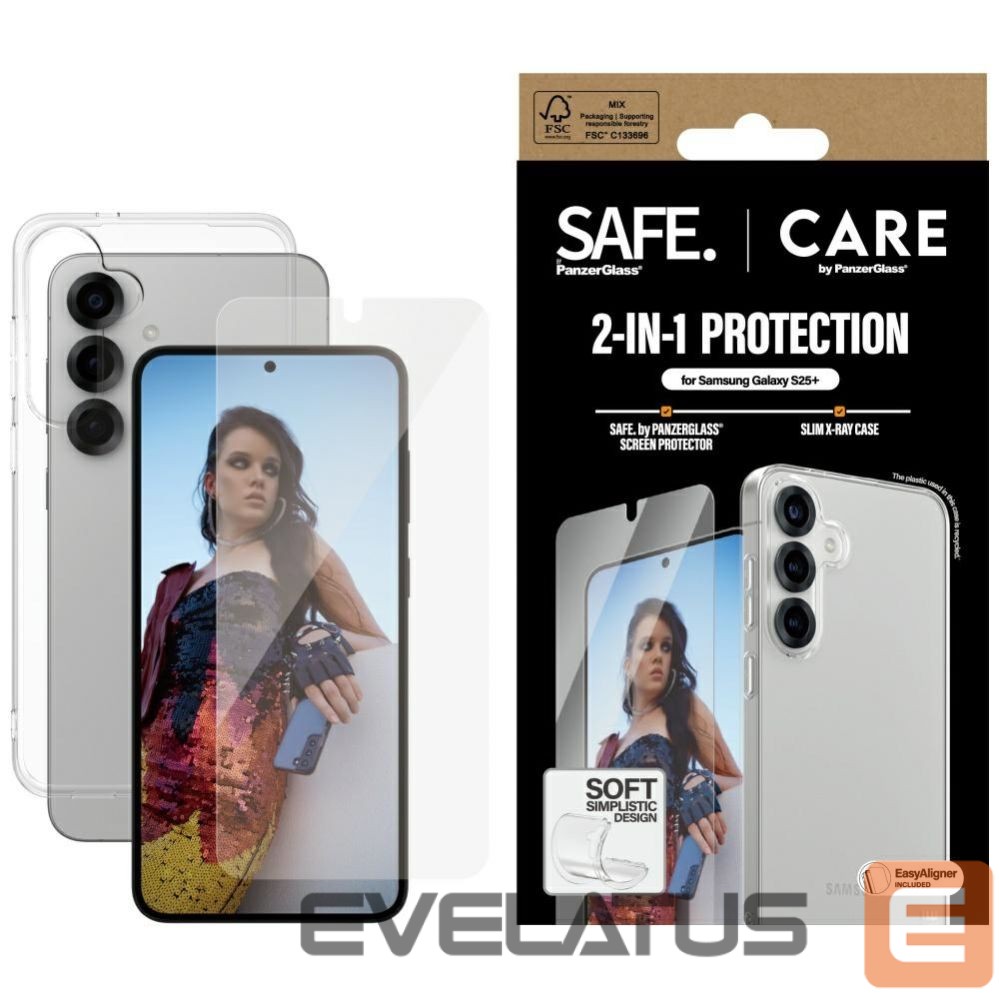Citas preces Panzer Glass CARE by PanzerGlass Fashion 2in1 Case+Glass protection set for Samsung Galaxy S25+