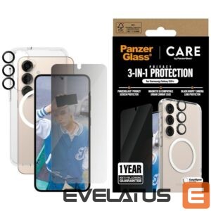 Citas preces Panzer Glass  CARE by PanzerGlass Flagship 3in1 Case + Privacy Glass + Lens for Samsung Galaxy S25+ 