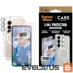 Citas preces Panzer Glass  CARE by PanzerGlass Flagship 3in1 Case + Glass + Lens Protective Kit for Samsung Galaxy S25+ 