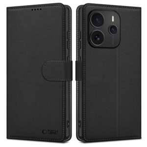 Kitos prekės Tech-Protect  Tech-Protect Wallet Case for Xiaomi Redmi Note 14 5G - Matte Black 
