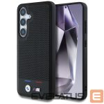 Muud kaubad BMW  BMW Leather Tricolor Stripe MagSafe Case for Samsung Galaxy S25 - Black 