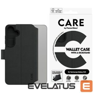 Citas preces Panzer Glass  CARE by PanzerGlass Feature Wallet Kickstand Case for Samsung Galaxy S25 - Black 