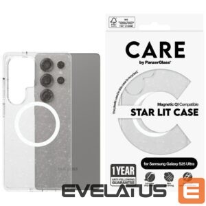Citas preces Panzer Glass  CARE by PanzerGlass Flagship Urban Combat StarLight White QI Case for Samsung Galaxy S25 Ultra - Transparent 