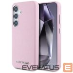 Muud kaubad Karl Lagerfeld  Karl Lagerfeld Saffiano Full Wrapped Elongated Metal Logo MagSafe Case for Samsung Galaxy S25 - Pink 