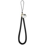 Kitos prekės Hello Kitty  Hello Kitty Nylon Cord Kitty Head Phone Charm - Black 