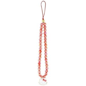 Другие товары Hello Kitty  Hello Kitty Pearls Kitty Head Phone Charm - Red 