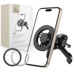 Muud kaubad Tech-Protect  Tech-Protect N56 Magnetic MagSafe Car Air Vent Mount Holder - Black 