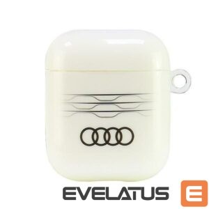 Citas preces Audi  Audi IML Geometric Pattern Case for AirPods 1 / 2 - White 