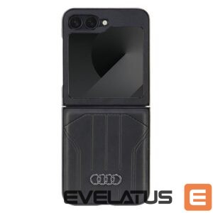 Citas preces Audi  Audi Synthetic Leather MagSafe Case for Samsung Galaxy Z Flip 6 - Black 