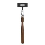 Citas preces Audi  Audi Crossbody Leather Universal Lanyard 28cm x 10mm - Brown 