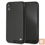 Citas preces BMW  BMW Siganture Carbon iPhone Xr Case - Black 