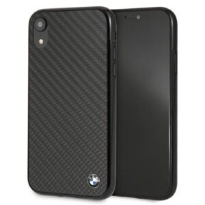 Citas preces BMW  BMW Siganture Carbon iPhone Xr Case - Black 