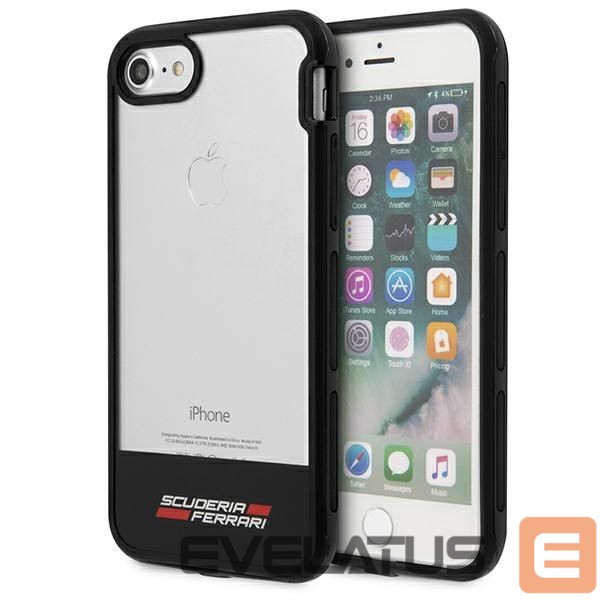 Citas preces Ferrari Ferrari Racing Shield Case for iPhone 7 / 8 / SE 2020 / SE 2022 - Semi-Transparent