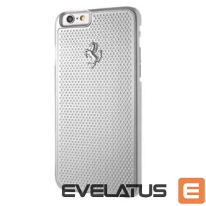 Citas preces Ferrari  Ferrari Perforated Aluminum case for iPhone 6 / 6S - silver 