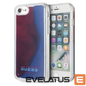Citas preces Guess  Guess California Glow in the dark case for iPhone 7 / 8 / SE 2020 - red 