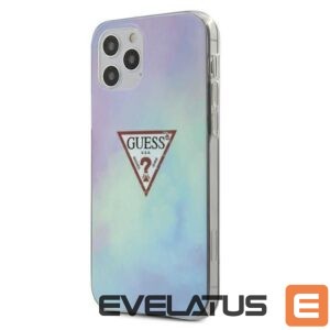 Citas preces Guess  Guess Tie & Die Collection Case for iPhone 12 / 12 Pro 6.1" - Blue 
