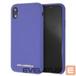Kitos prekės Karl Lagerfeld  Karl Lagerfeld Silicone iPhone Xr Case - Purple 