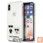 Muud kaubad Karl Lagerfeld  Karl Lagerfeld Karl & Choupette iPhone Xs Max Case - Transparent 
