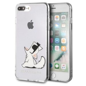 Kitos prekės Karl Lagerfeld  Karl Lagerfeld Choupette Fun iPhone 7 / 8 Plus Case - Transparent 