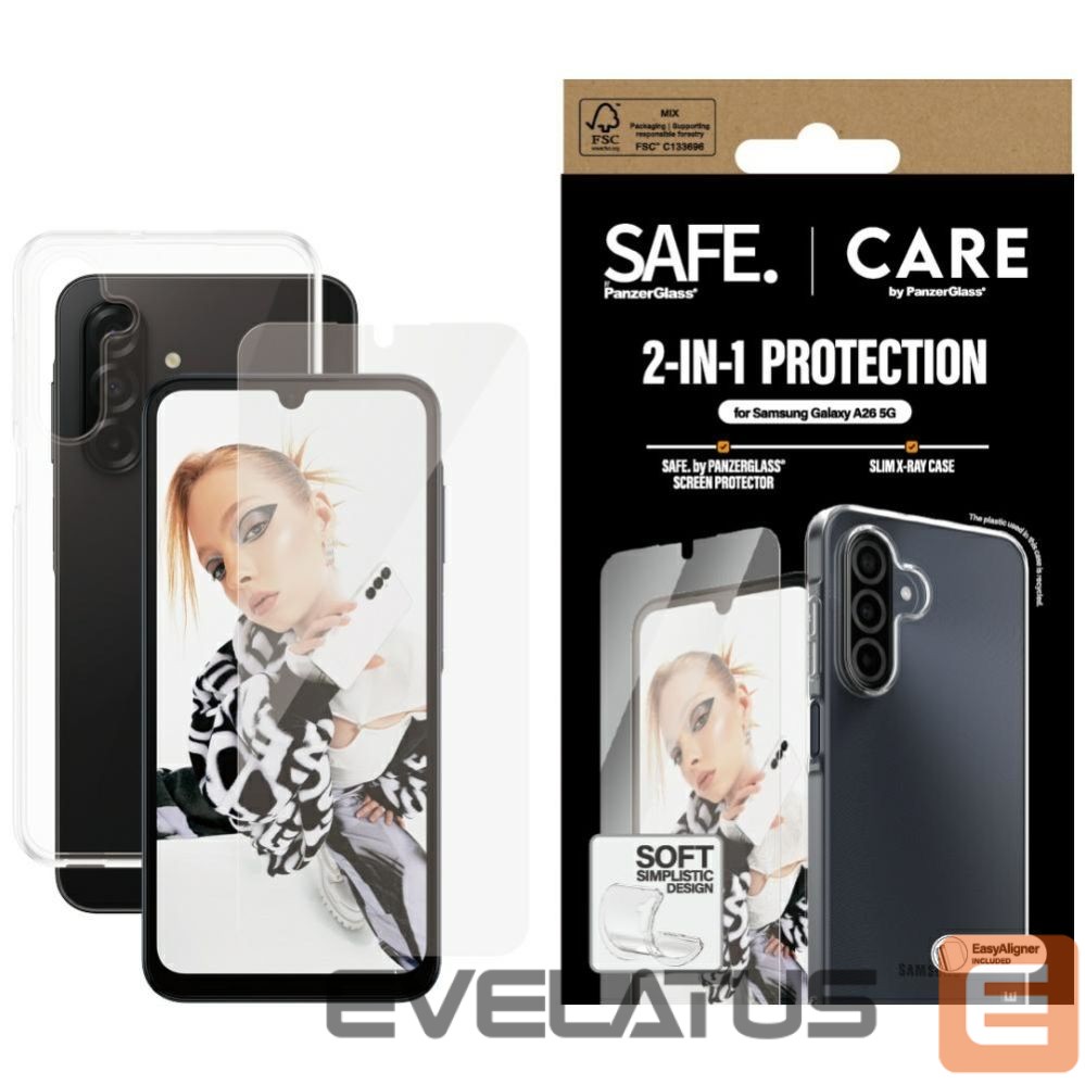 Citas preces Panzer Glass CARE by PanzerGlass Fashion 2in1 Case+Glass for Samsung Galaxy A26 5G - transparent