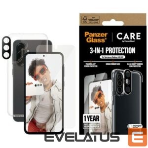 Citas preces Panzer Glass  CARE by PanzerGlass Flagship 3in1 Case+Glass+Lens for Samsung Galaxy A36 5G - transparent 