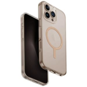 Kitos prekės UNIQ  Uniq Clario Magclick Charging Case for iPhone 16 Pro Max - Transparent Gold 