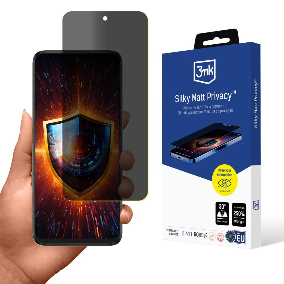 Kitos prekės 3MK Privacy Screen Protector 3mk Silky Matt Privacy for TCL 60 5G / 60R 5G / 60 SE NXTPAPER 5G