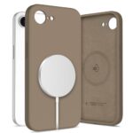 Citas preces Tech-Protect  Tech-Protect Liquid Silicone MagSafe iPhone 16e Case - Brown 
