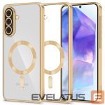 Citas preces Tech-Protect  Tech-Protect MagFlex MagSafe Case for Samsung Galaxy A56 5G - Transparent Gold 