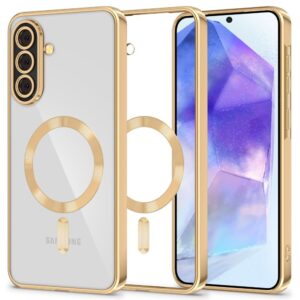 Other goods Tech-Protect  Tech-Protect MagFlex MagSafe Case for Samsung Galaxy A56 5G - Transparent Gold 