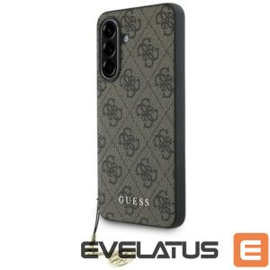 Citas preces Guess  Guess 4G Charms Collection Case for Samsung Galaxy A56 - Brown 