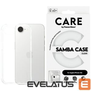 Citas preces Panzer Glass  CARE by PanzerGlass Fashion iPhone 16e Case - Transparent 