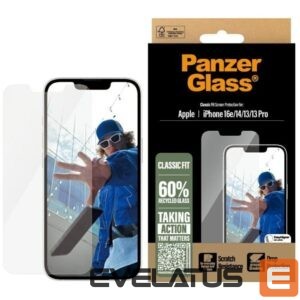 Citas preces Panzer Glass  PanzerGlass Classic Fit Tempered Glass for iPhone 16e - Clear 