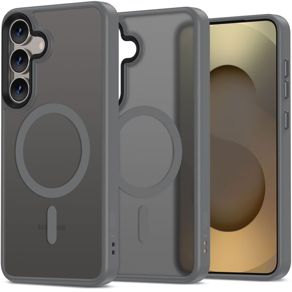 Other goods Tech-Protect Tech-Protect MagMat MagSafe Case for Samsung Galaxy S25 - Clear Gray